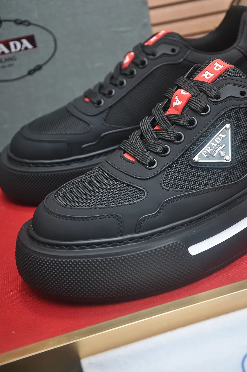 Men's shoes 💰580💶【PRADA】Top original, new season, high quality original goods, top imported calfskin with original imported glue, imported cowhide inside with original cowhide feet, original outsole! Quality guaranteed! Code 38-45 (45 customized)